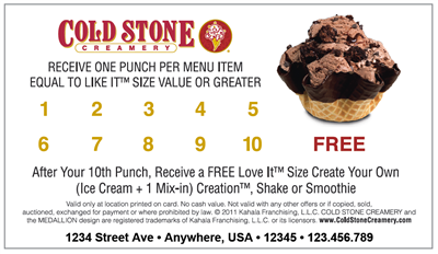 Cold Stone Loyalty Card_IC